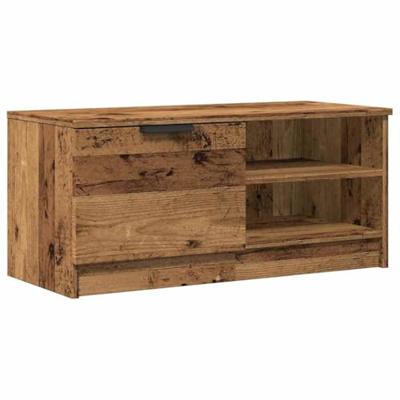 Tv-meubels 2 st 80x35x36,5 cm bewerkt hout oud houtkleurig