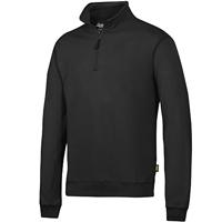 Snickers Workwear ½ Zip sweatshirt - Workwear - 2818 - zwart - maat M - thumbnail