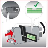 KS Tools 140.2152 Instelgereedschap voor radarsensoren voor Volvo - thumbnail