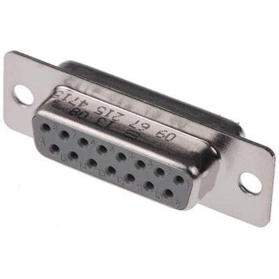 HARTING 09672154715 D-sub female connector 180 ° Aantal polen: 15 Soldeerkelk 1 stuk(s)