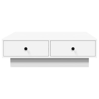 Salontafel 90x90x28 cm spaanplaat wit