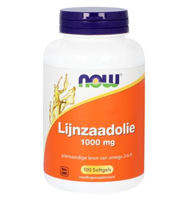NOW Lijnzaadolie Capsules 100 STK