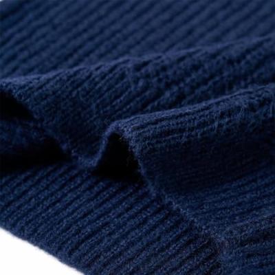 Kindertrui gebreid 92 marineblauw - thumbnail