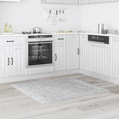 Antislip Shaggy Tapijt Grijs 120 x 120 cm PP