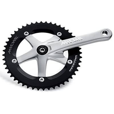 Miche crankstel pista advanced 170mm 49tds. 1/8 zilver