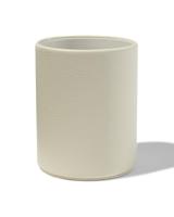 HEMA Pennenbakje ⌀8.3x10.5cm imitatieleer (beige) - thumbnail