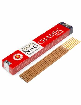 Nag Champa Wierook golden nag champa incense 15 Gram