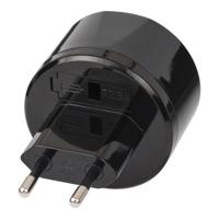 Brennenstuhl Travel Adapter USA => Euro with 2,5A fuse| per 5 - 1508500010 - thumbnail