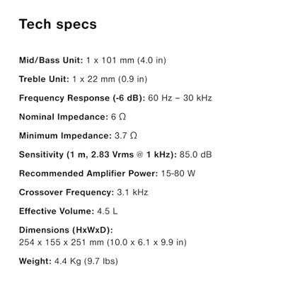 Q Acoustics: 3010c Boekenplank Speakers - 2 Stuks - Satin white - thumbnail