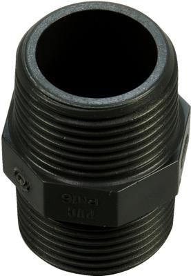 HoZelock Dubbelnippel 1 inch - Weerbestendige Aansluiting voor Tuin- & Vijverleidingen, Makkelijke Installatie