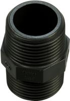 HoZelock Dubbelnippel 1 inch - Weerbestendige Aansluiting voor Tuin- & Vijverleidingen, Makkelijke Installatie - thumbnail