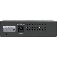 StarTech.com 4-poorts Gigabit Midspan - PoE+ Injector - 802.3at en 802.3af - Wandmonteerbare Power over Ethernet Midspan (POEINJ4G) Zwart - thumbnail