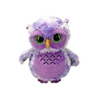 Ty Beanie boo owlivia purple owl, 15cm - thumbnail