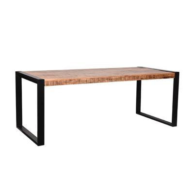LABEL51 Eetkamertafel Brussels - Rough - Mangohout - 220x95 cm