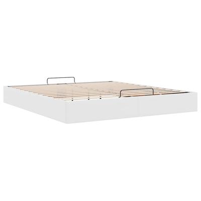 Bedframe zonder matras 180x200 cm kunstleer wit