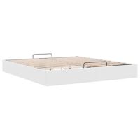 Bedframe zonder matras 180x200 cm kunstleer wit - thumbnail