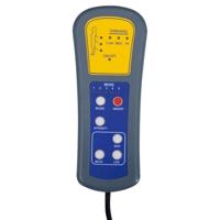 Massagestoel kunstleer wijnrood - thumbnail