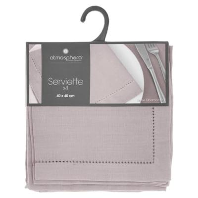 Servetten Atmosphera Grijs (40 x 40 cm) Servetten Atmosphera Grijs (40 x 40 cm)