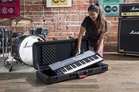 Gator Cases Slim 88-Note Keyboard Case with Wheels Zwart MIDI-keyboardkoffer Hard case - thumbnail