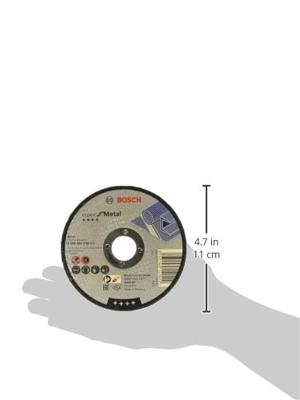 Bosch Accessories 2608600318 2608600318 Doorslijpschijf recht 115 mm 1 stuk(s) Staal Bosch Accessories 2608600318 2608600318 Doorslijpschijf recht 115 mm 1 stuk(s) Staal