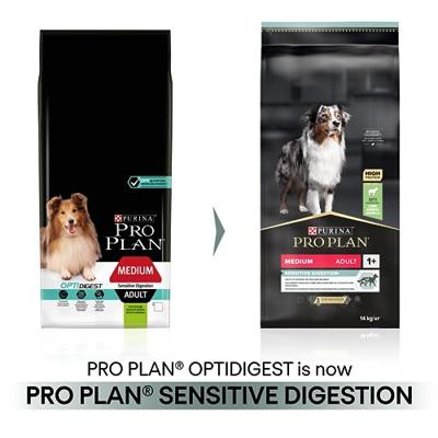 Purina Pro Plan Adult Medium Sensitive Digestion lam 14 kilo - thumbnail