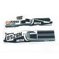 FMS - Cessna 182 (V2) Decal Sheet (Blue) (FMSMG305AB) - thumbnail