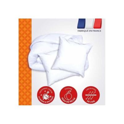 DODO Pack Warm anti-mijtendekbed 220x240 cm + 2 kussens 60x60 cm - Pracht - 100% volupt'air vulling 350gr/m² - Wit DODO Pack Warm anti-mijtendekbed 220x240 cm + 2 kussens 60x60 cm - Pracht - 100% volupt'air vulling 350gr/m² - Wit