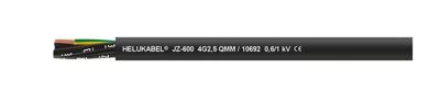 HELU JZ-600 Stuurstroomkabel 4 G 0.75 mm² Zwart 10585-1000 1000 m