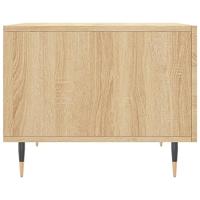 Salontafel 50x50x35 cm bewerkt hout sonoma eikenkleurig - thumbnail