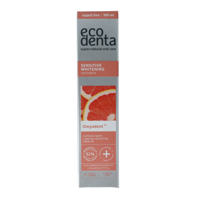 Ecodenta Sensitive Whitening Tandpasta