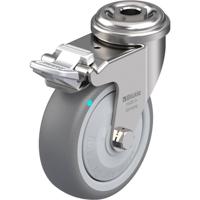 Blickle LRXA-TPA 75KFD-FI Zwenkwiel met rem Wieldiameter: 75 mm Draagvermogen (max.): 75 kg 1 stuk(s) - thumbnail