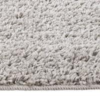 VidaXL Vloerkleed shaggy anti-slip 160x230 cm lichtgrijs - thumbnail