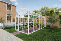 Tuinkas Kate V wit 3 mm veiligheidsglas Royal Well - Royal well - thumbnail