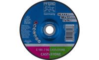 PFERD TOOLS 62917625 E 180-7 SG CAST+STONE Afbraamschijf gebogen Diameter 180 mm Boordiameter 22.23 mm Aluminium legering, Gietijzer, Giethuid, Beton, Titanium - thumbnail