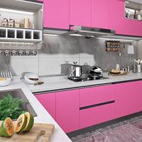 VidaXL Meubelfolie zelfklevend 500x90 cm pvc hoogglans roze - thumbnail
