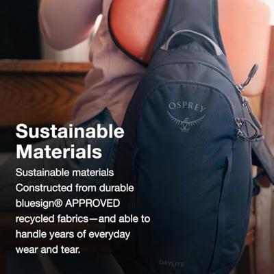 Osprey Daylite Sling Rugtas Soundwave Grey/Latte Brown 6L Osprey Daylite Sling Rugtas Soundwave Grey/Latte Brown 6L