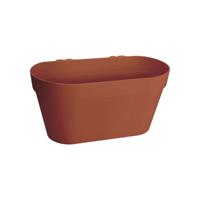 Elho Loft Urban verticaal tuinieren bloempot 28x15x13 cm brique - thumbnail