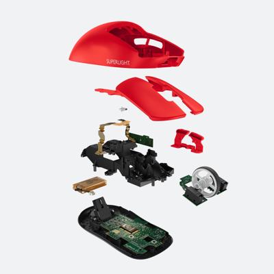 Logitech G Pro X Superlight Rood