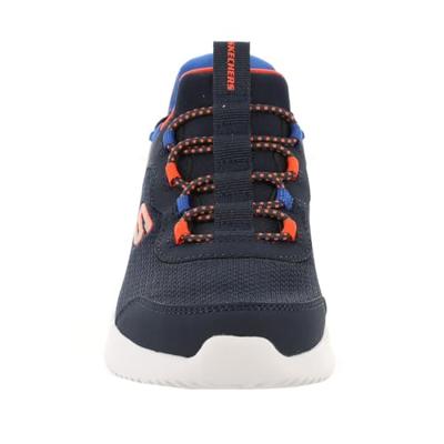 Slip-ins kinderschoenen 403822L Bounder - Brisk - Burst SKECHERS marineblauw