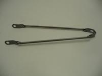 Spatbordstang 26sp grijs zilver - thumbnail