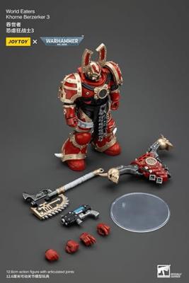 Warhammer 40k Action Figure 1/18 World Eaters Khorne Berzerker 3 13 cm