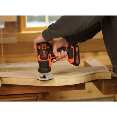 BLACK + DECKER - Accu MultiEvo Boorschroefmachine 18V 1,5Ah + Oplader - MT218K-QW - Gereedschap met verwisselbare kop - thumbnail
