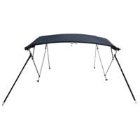 VidaXL Biminitop 3 bogen met mesh zijwanden 183x(185-198)x137 cm - thumbnail