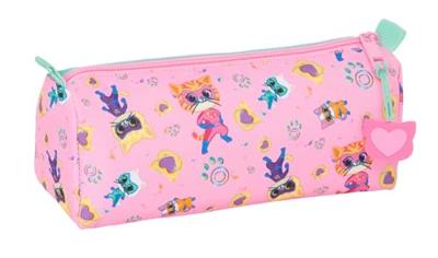 Alleshouder SuperKitties Roze Turkoois 21 x 8 x 7 cm