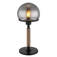 Globo TafellampHaku zwart met smoke glas - 21954S - thumbnail