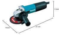 Makita haakse slijper "9558nbrz". angle grinder 9558nbrz - thumbnail