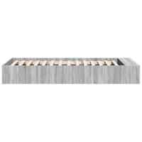 Bedframe bewerkt hout grijs sonoma eikenkleurig 90x200 cm - thumbnail