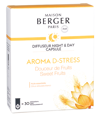 Maison Berger Paris capsule night & day diffuser aroma d-stress sweet fruits