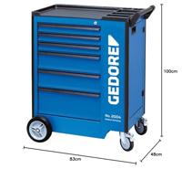 Gedore 1640755 Werkplaatswagen - thumbnail