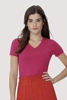 Hakro 126 Women's V-neck shirt Classic - Anthracite - L - thumbnail